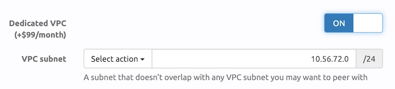Configuration step for VPC inside CloudAMQP