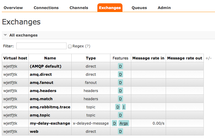 delay exchange message