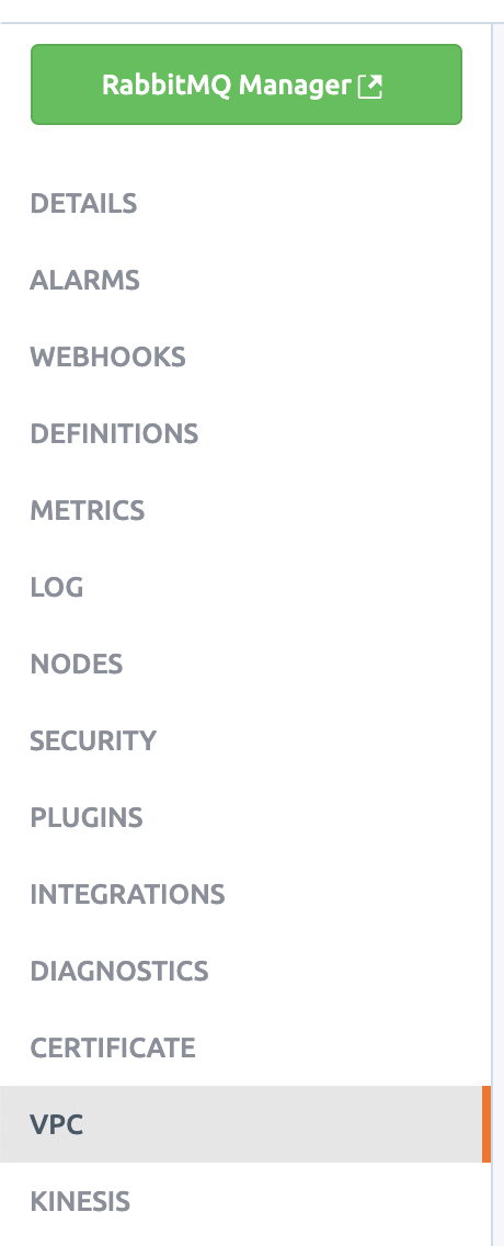 Configure dedicated vpc for a new instance