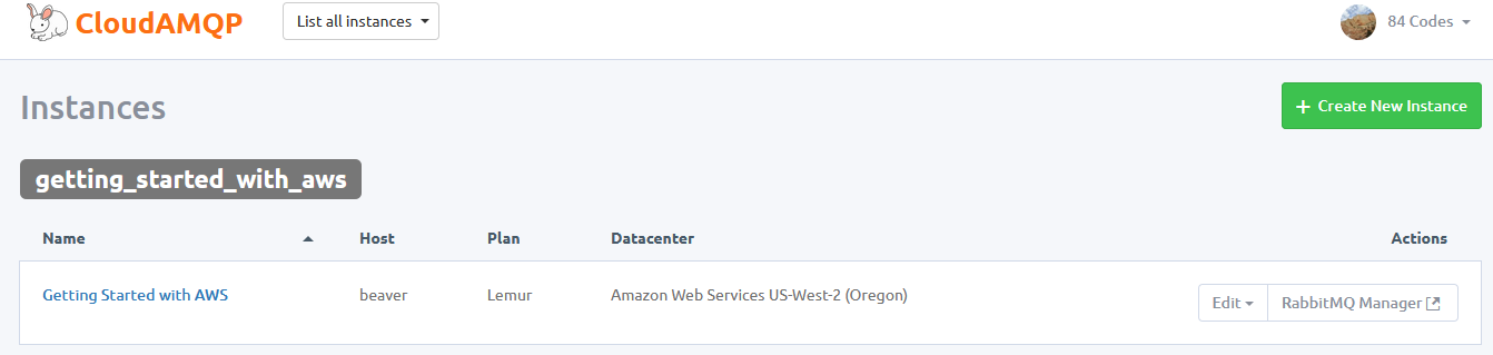 getting started with RabbitMQ on AWS