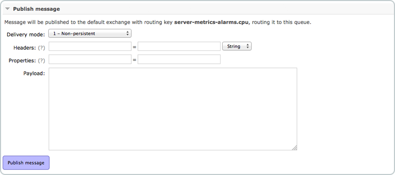 RabbitMQ Queues Bindings 