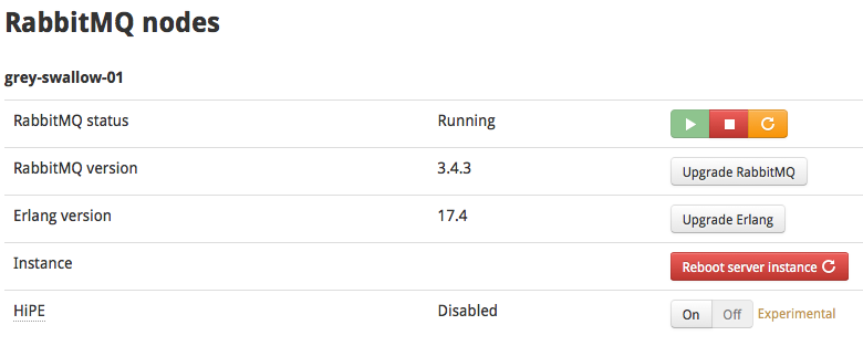 rabbitmq upgrade