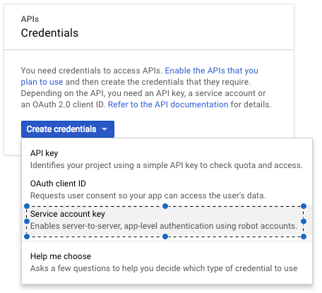 Stackdriver Logging Credentias