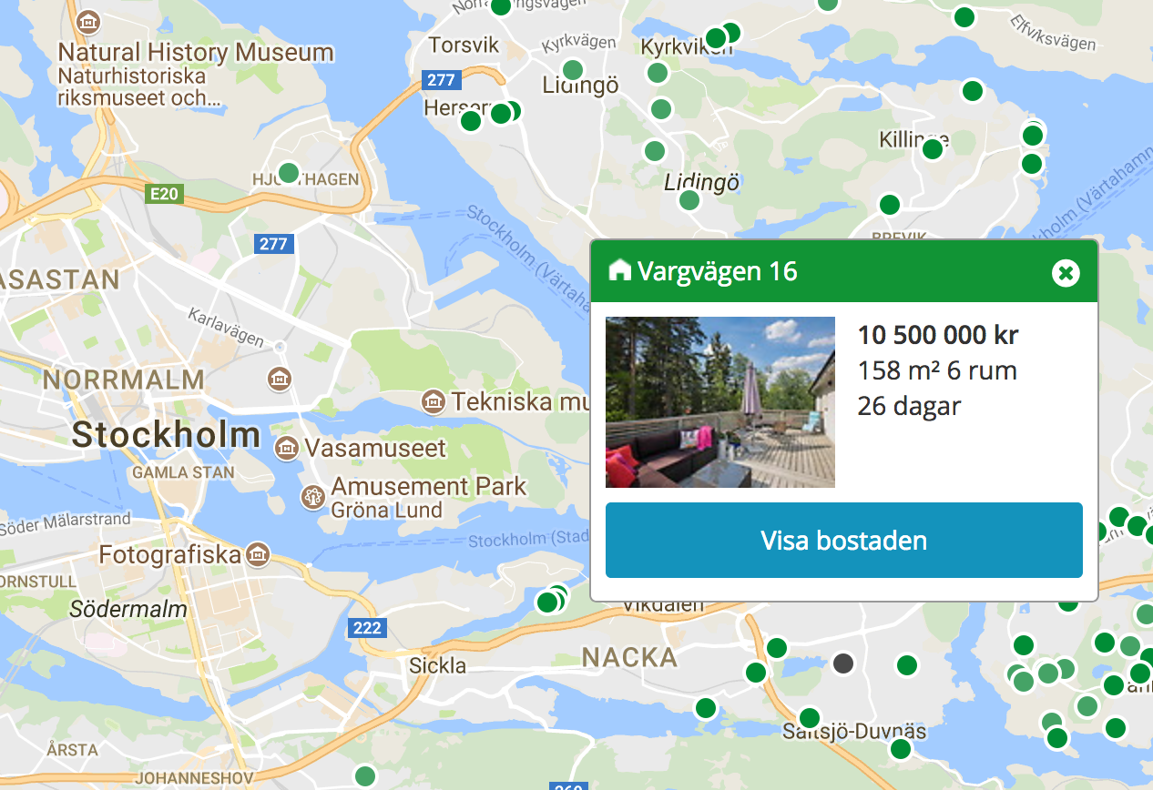 stockholm hemnet map