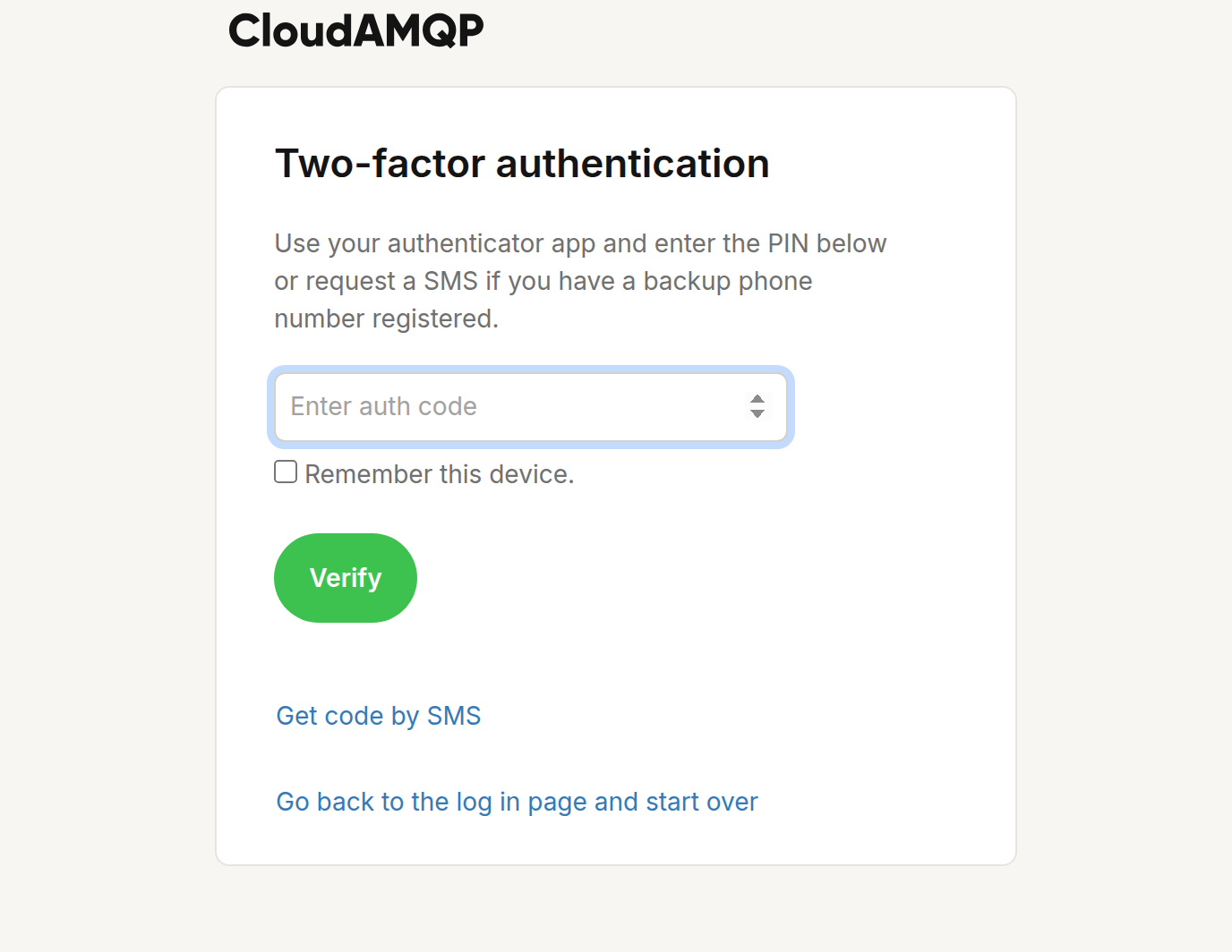 Two-factor authentication prompt shown during sign-in