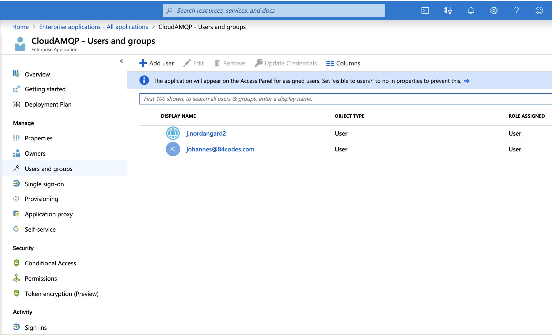 Azure SAML Setup