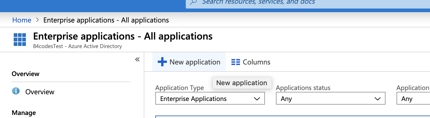 Azure SAML Setup