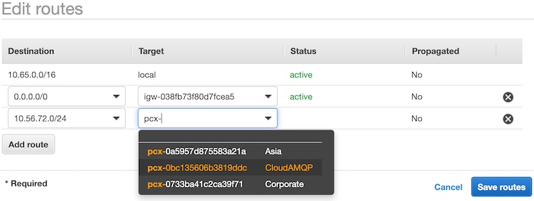 Configuration step for VPC inside Amazon AWS