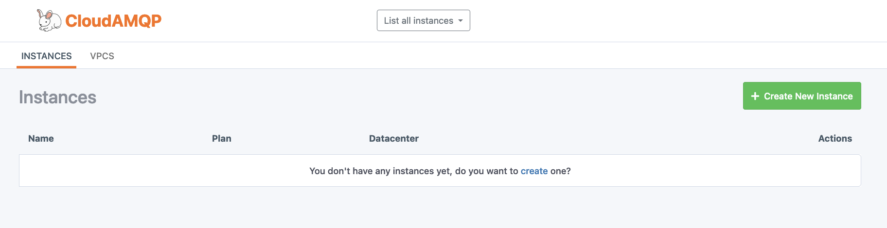 create cloudamqp instances