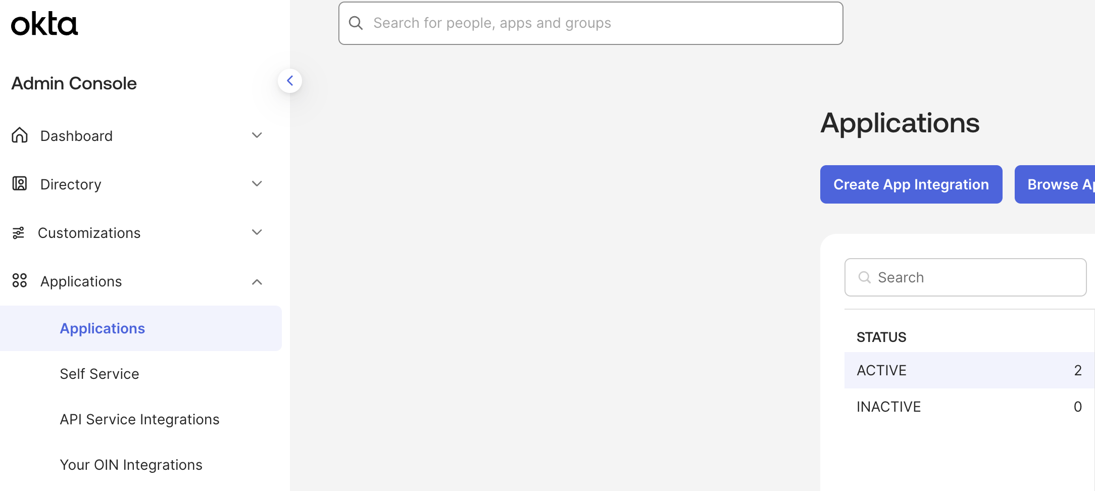 Saml Okta Add Application