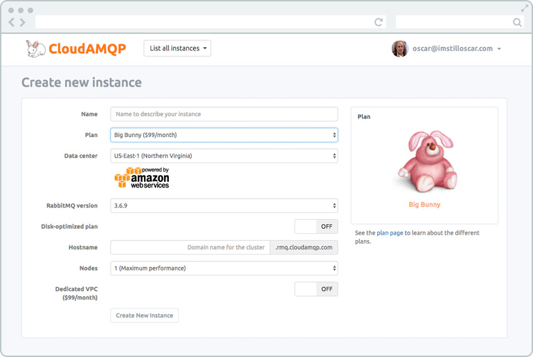 RabbitMQ with a click of a button RabbitMQ with a click of a button